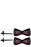 Double Dare OMG! Hair Up Bow Pin Black - Double Dare заколки для фиксации волос в цвете "Черный"